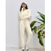 image:imageEkouaer Womens Pajamas Set Long Sleeve Loungewear Soft Lounge Set Joggers with PocketsTeddy