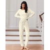 image:imageEkouaer Womens Pajamas Set Long Sleeve Loungewear Soft Lounge Set Joggers with PocketsTeddy