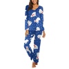Christmas Polar Bear-royal Blue