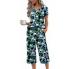Black and Blue Floral