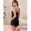 image:imageEkouaer 2 Pack Womens Cami Pajama Sets Cute Print Tank Top Pjs and Shorts Camisole Lounge SetBlackwind Red