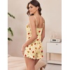 image:imageEkouaer 2 Pack Womens Cami Pajama Sets Cute Print Tank Top Pjs and Shorts Camisole Lounge SetStrawberry Bowstriped Pink Heart