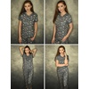 image:imageEkouaer 2 Pack Womens Capri Pajama Sets Short Sleeve TwoPiece Pjs V Neck Tops amp Pants Printed Lounge Sets S3XLGp2