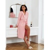 image:imageEkouaer Fleece Robes for Women with Hooded Warm Soft Cozy Long Plush Bathrobe SXXLBlight Pink