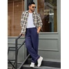 image:imageEkouaer Mens Pajama Pants Sleepwear Soft Pjs Bottoms Sleep Lounge Long Pant with Drawstring amp PocketsNavy Blue