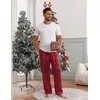 image:imageEkouaer Mens Pajama Pants Sleepwear Soft Pjs Bottoms Sleep Lounge Long Pant with Drawstring amp PocketsRed Black Blue Plaid