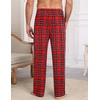image:imageEkouaer Mens Pajama Pants Sleepwear Soft Pjs Bottoms Sleep Lounge Long Pant with Drawstring amp PocketsRed Black Blue Plaid