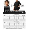 image:imageEkouaer Pajamas for Women Waffle Knit Lounge Set Button Down Loungewear Soft Short Sleeve Pjs Shorts Set SXXL