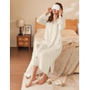 image:imageEkouaer Waffle Robes for Women Long Zipper Bathrobes Lightweight House Coat Soft Sleepwear with Pockets Loungewear SXXLBeige
