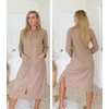 image:imageEkouaer Waffle Robes for Women Long Zipper Bathrobes Lightweight House Coat Soft Sleepwear with Pockets Loungewear SXXLKhaki