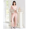 image:imageEkouaer Womens Pajama Sets Short Sleeve Top and Pants 2 Piece Pjs Soft Sleepwear Comfy Lounge Set SXXLLight Pink