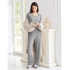 image:imageEkouaer Womens Pajama Sets Short Sleeve Top and Pants 2 Piece Pjs Soft Sleepwear Comfy Lounge Set SXXLPink Star