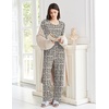 image:imageEkouaer Womens Pajama Sets Short Sleeve Top and Pants 2 Piece Pjs Soft Sleepwear Comfy Lounge Set SXXLWhite Leopard