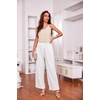 image:imageEkouaer Womens Pajama Sets Soft Lingerie Sleepwear 2 Piece Cami Shorts Set V Neck Pj Lace NightwearBeige