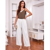 image:imageEkouaer Womens Pajama Sets Soft Lingerie Sleepwear 2 Piece Cami Shorts Set V Neck Pj Lace NightwearBrown