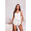 image:imageEkouaer Womens Pajama Sets Soft Lingerie Sleepwear 2 Piece Cami Shorts Set V Neck Pj Lace NightwearCherry