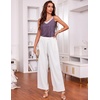 image:imageEkouaer Womens Pajama Sets Soft Lingerie Sleepwear 2 Piece Cami Shorts Set V Neck Pj Lace NightwearLilac