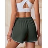 image:imageEkouaer Womens Pajama Shorts Elastic Waist Sleep Shorts Stylish Lounge Shorts Casual Comfy Sweat ShortsArmy Green