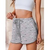 image:imageEkouaer Womens Pajama Shorts Elastic Waist Sleep Shorts Stylish Lounge Shorts Casual Comfy Sweat ShortsButterfly