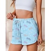 image:imageEkouaer Womens Pajama Shorts Elastic Waist Sleep Shorts Stylish Lounge Shorts Casual Comfy Sweat ShortsCoffee Cup