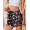 image:imageEkouaer Womens Pajama Shorts Elastic Waist Sleep Shorts Stylish Lounge Shorts Casual Comfy Sweat ShortsFlamingo