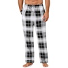 image:imageEkouaer Mens Pajama Pants Sleepwear Soft Pjs Bottoms Sleep Lounge Long Pant with Drawstring amp PocketsBlack White Plaid