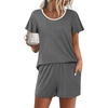 Deep Floral Gray