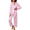 Pink White Stripe With Bow