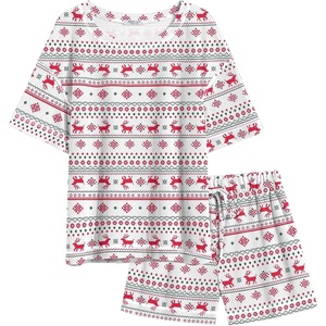 image:imageEkouaer Womens Waffle Knit Two Piece Lounge Set Soft Matching Outfits for Daily Wear Casual Shorts Set with PocketWhite Snow