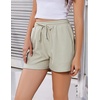 image:imageEKOUAER Womens Pajama Shorts Textured Casual Lounge Short Elastic Waist Pj Shorts Sweatsuits with Pockets 2026Apricot