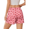 image:imageEkouaer 2 Pack Womens Pajama Shorts 2026 Summer Casual Lounge Sleep Short Ruffle Soft Comfy Pj Bottoms with PocketsLove