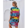 image:imageEkouaer Bathing Suit Cover Up for Women V Neck Button Down Swimsuit Coverup Beach Dress Shirt S3XLColour Palm