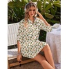 image:imageEkouaer Beach Cover Ups for Women Bikini Swimsuit Coverup Beach Dress ShirtFlower Butterfly