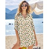 image:imageEkouaer Beach Cover Ups for Women Bikini Swimsuit Coverup Beach Dress ShirtFlower Butterfly