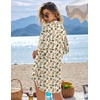 image:imageEkouaer Beach Cover Ups for Women Bikini Swimsuit Coverup Beach Dress ShirtFlower Butterfly