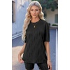 image:imageEkouaer Biker Short Sets Women 2 Piece Outfits Shorts Lounge Sets Oversized Shirt Sweatsuits Set