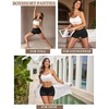 image:imageEkouaer Boyshort Panties Womens Soft Underwear Briefs Invisible Hipster 3 Pack Seamless Boxer Brief Panties SXXLAblackBlackWhite
