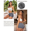 image:imageEkouaer Boyshort Panties Womens Soft Underwear Briefs Invisible Hipster 3 Pack Seamless Boxer Brief Panties SXXLAblackGreyNude