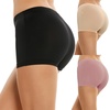 image:imageEkouaer Boyshort Panties Womens Soft Underwear Briefs Invisible Hipster 3 Pack Seamless Boxer Brief Panties SXXLAblackPinkNude