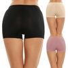 image:imageEkouaer Boyshort Panties Womens Soft Underwear Briefs Invisible Hipster 3 Pack Seamless Boxer Brief Panties SXXLAblackPinkNude