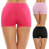 image:imageEkouaer Boyshort Panties Womens Soft Underwear Briefs Invisible Hipster 3 Pack Seamless Boxer Brief Panties SXXLAblackPinkRosered