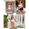 image:imageEkouaer Boyshort Panties Womens Soft Underwear Briefs Invisible Hipster 3 Pack Seamless Boxer Brief Panties SXXLAnavyWhiteNude