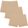 image:imageEkouaer Boyshort Panties Womens Soft Underwear Briefs Invisible Hipster 3 Pack Seamless Boxer Brief Panties SXXLAnude3 Pack