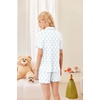 image:imageEkouaer Button Up Pajamas Set for Women Short Sleeve Ribbed Knit Sleepwear 2 Piece Pjs Shorts SetRabbit