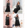 image:imageEkouaer Long Sleeve Nightgowns for Women Calf Length Sleep Shirts Crew Neck Soft Nightshirts SXXLBlack Love Me