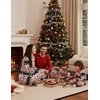 image:imageEkouaer Long Sleeve Nightgowns for Women Calf Length Sleep Shirts Crew Neck Soft Nightshirts SXXLRed Christmas Deer