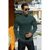 image:imageEkouaer Mens Mock Turtleneck Long Sleeve Turtle Neck Tops Lightweight Undershirt Thermal Sweater ShirtsGreen