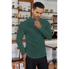 image:imageEkouaer Mens Mock Turtleneck Long Sleeve Turtle Neck Tops Lightweight Undershirt Thermal Sweater ShirtsGreen