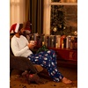 image:imageEkouaer Mens Pajama Pants Lounge Pants with Pockets Soft Sleep Pants Loose Fit Pj Bottoms with Drawstring SXXLChristmas Blackblue