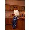 image:imageEkouaer Mens Pajama Pants Lounge Pants with Pockets Soft Sleep Pants Loose Fit Pj Bottoms with Drawstring SXXLChristmas Blackblue